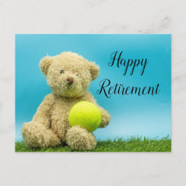 Tennis Nalle innehar boll pension Card Vykort