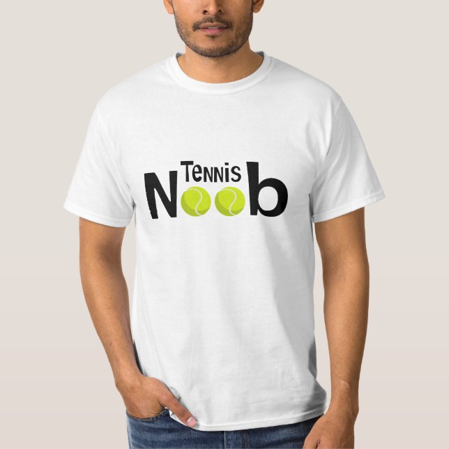 Tennis noob t shirt (Framsida)