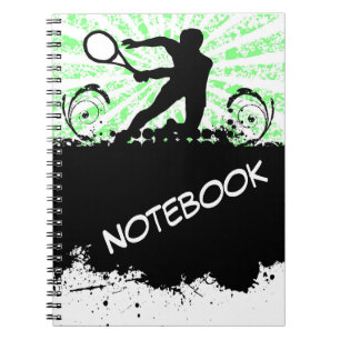 Tennis Notebook Anteckningsbok Med Spiral