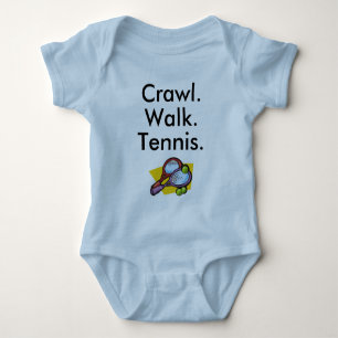 Tennis Nyfödd Present, Tennis Baby Bodysuit T Shirt