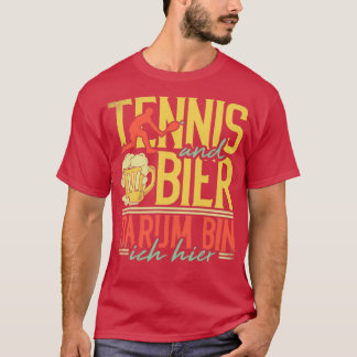 Tennis och Beer Thors varför jag är här T Shirt