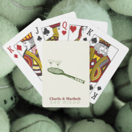 tennis och martinis casinokort