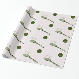 Tennis och martinis presentpapper