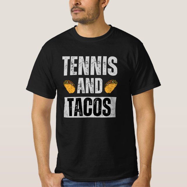 Tennis och tacos t shirt (Framsida)