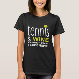 Tennis och Vin T Shirt