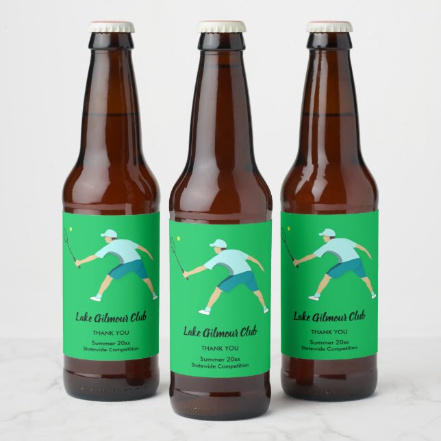 Tennis Ölflaska Etikett (Flaskor)
