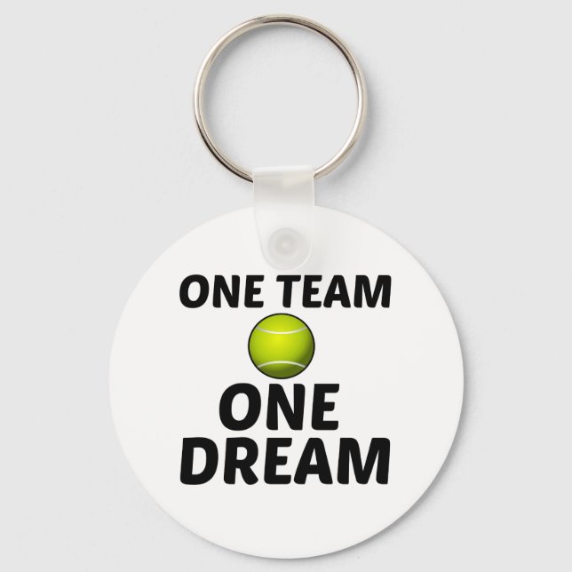 TENNIS ONE TEAM ONE DREAM ROLIGT NYCKELRING (Framsida)