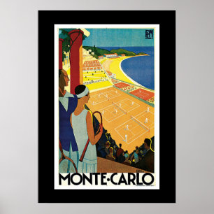 Tennis på Monte Carlo Poster