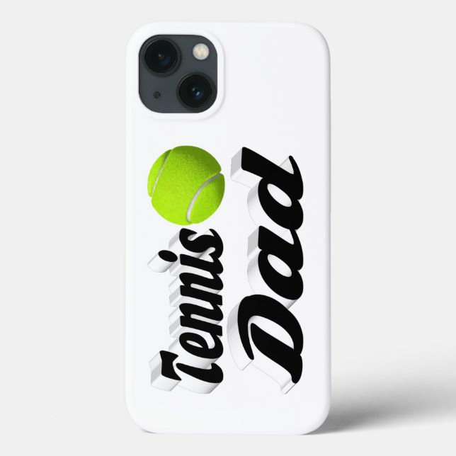 Tennis Pappa iPhone-fodral (Baksida)