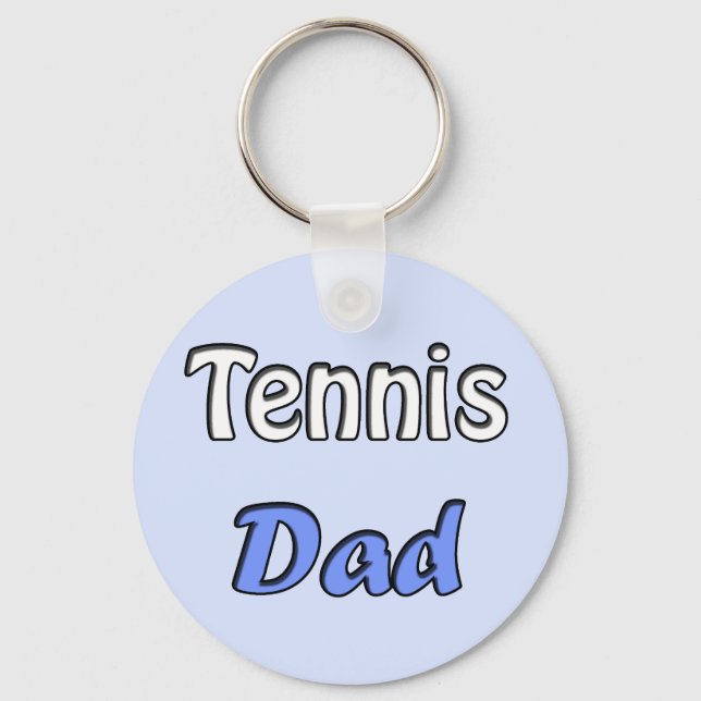 Tennis Pappa Nyckelring (Framsida)