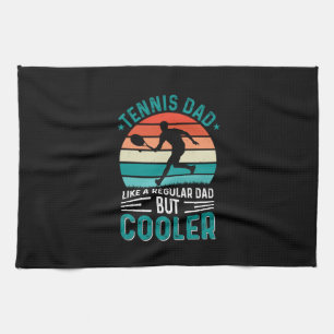 Tennis Pappa Retro Solnedgång Kökshandduk