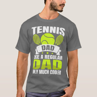 Tennis Pappa som ett vanligt Pappa, endast mycket T Shirt