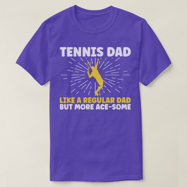 Tennis Pappa T Shirt (Design framsida)