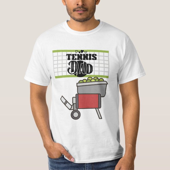 Tennis Pappa T Shirt (Framsida)