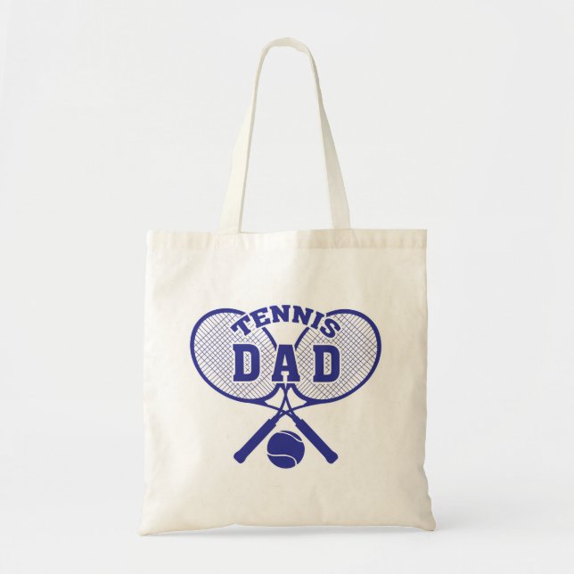 Tennis Pappa Totebag Tygkasse (Framsidan)