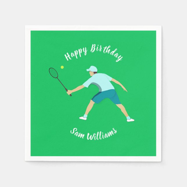 Tennis Pappersservett (Framsidan)