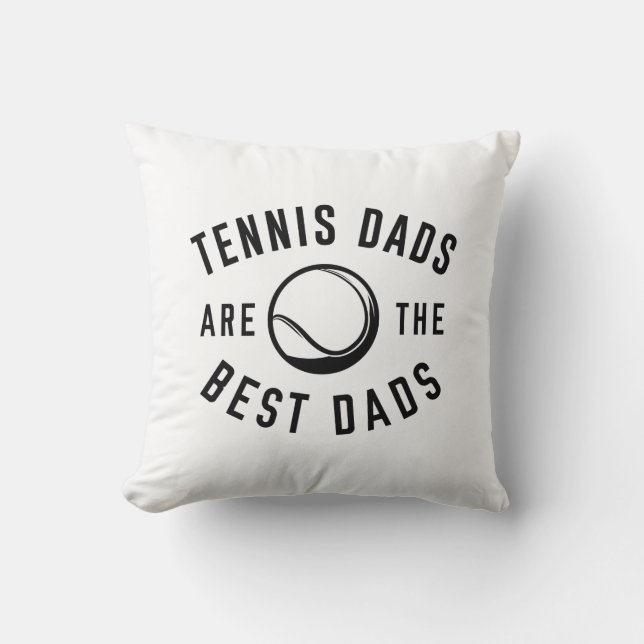 Tennis Pappor är det bästa Papporna Kudde (Framsida)