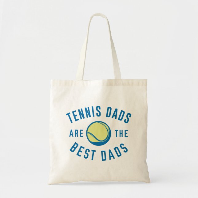 Tennis Pappor är det bästa Papporna Tygkasse (Framsidan)