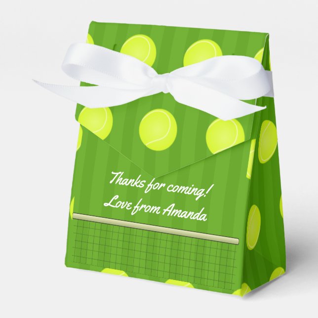 Tennis Party Guest Presentaskar (Framsidan Sidan)