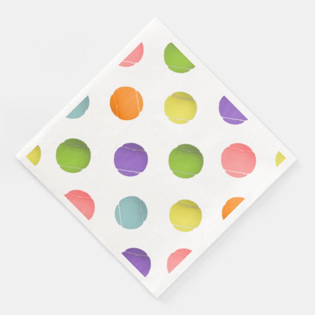 Tennis Party Pappersservett (Hörn)