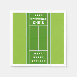 Tennis Party Pappersservett