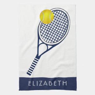 Tennis Personlig Namn eller Monogram Kökshandduk