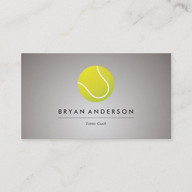 Tennis - personlig visitkort (Framsida)