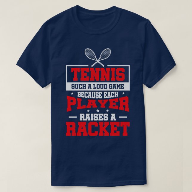 Tennis Player 2 T Shirt (Design framsida)
