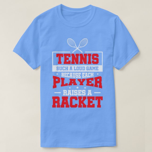 Tennis Player 2 T Shirt (Design framsida)