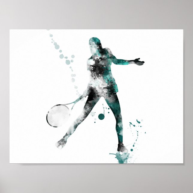 TENNIS PLAYER 3 - Poster (Framsidan)