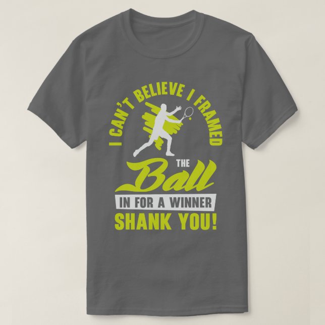 Tennis Player 4 T Shirt (Design framsida)