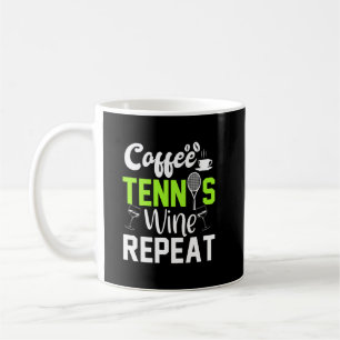 Tennis Player Coach Coffee Vin Kaffemugg