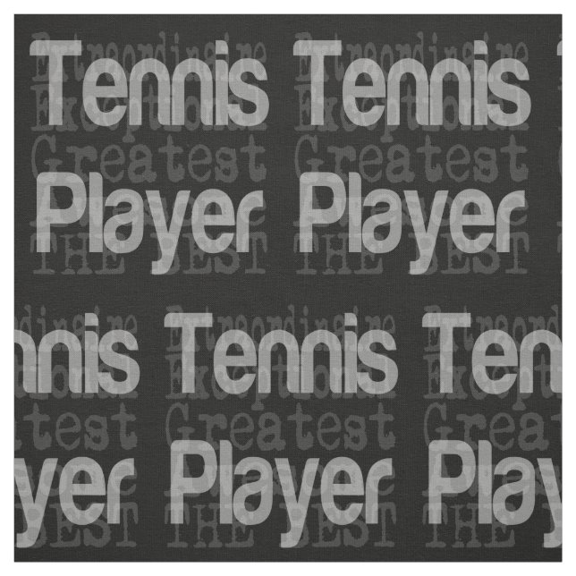 Tennis Player Extraordinaire Tyg (Provkarta)