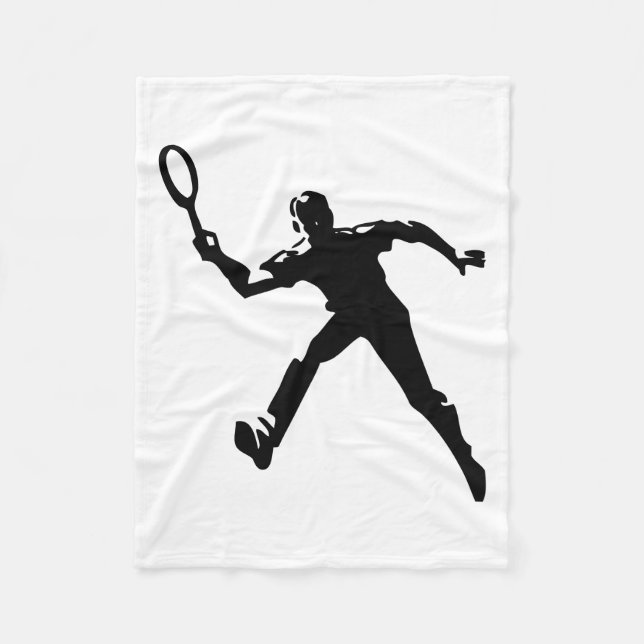 Tennis Player Fleecefilt (Framsidan)