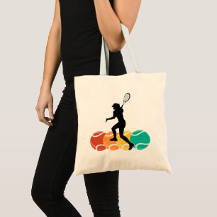 Tennis Player Girl, Tennis Girl Birthday Tygkasse