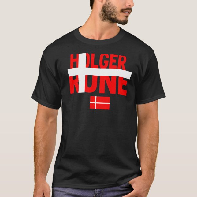 Tennis Player - Holger Rune T Shirt (Framsida)
