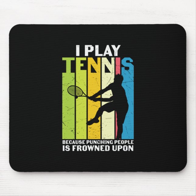 Tennis Player | I Play Tennis Musmatta (Framsidan)