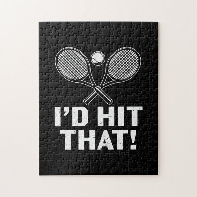 Tennis Player | Jag skulle Slått att Pussel (Vertikal)