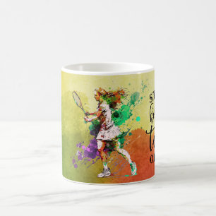 Tennis Player Kaffemugg