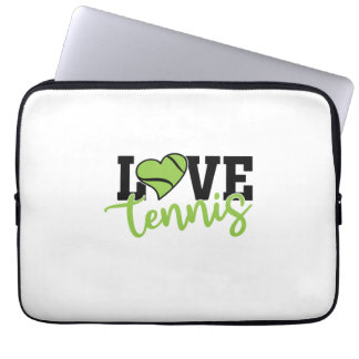 Tennis Player | Kärlek Tennis Laptop Fodral