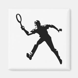 Tennis Player Magnet