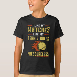 Tennis Player Match Racket Court Sports Funny Gift T Shirt