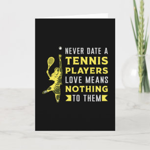 Tennis Player Match Racket Sports Court Funny Gift Kort