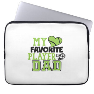 Tennis Player Min favoritspelare ringer mig Papp Laptop Fodral