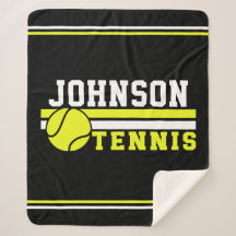 Tennis Player NAMN Boll Game Court Personlig