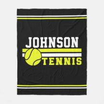 Tennis Player NAMN Boll Game Court Personlig