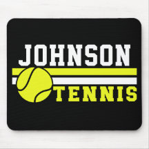 Tennis Player NAMN Boll Game Court Personlig