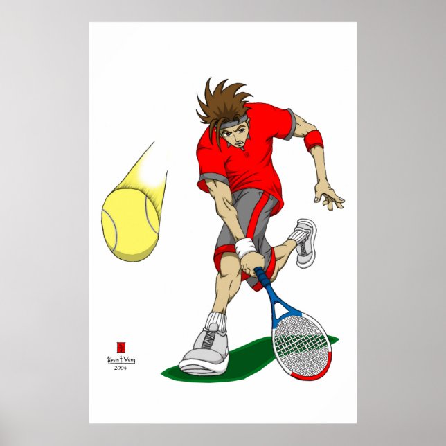 Tennis Player Poster (Framsidan)