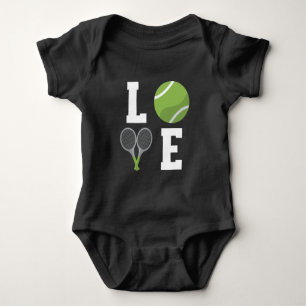 Tennis Player Tennis Boll och Rackets T Shirt