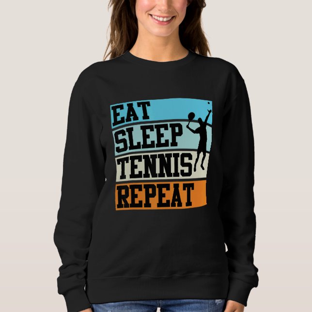 Tennis Player Tennis Racket Say T Shirt (Framsida)